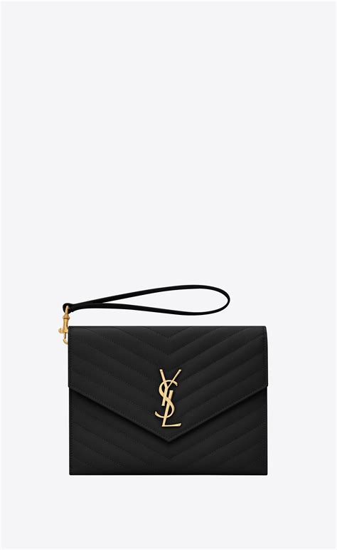 ysl classic monogramme clutch|YSL monogram clutch sale.